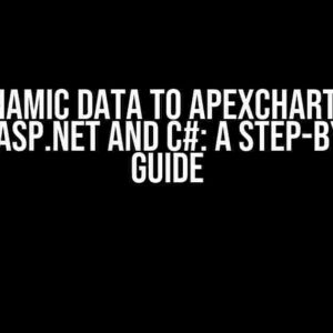 Bind Dynamic Data to Apexcharts Series using ASP.NET and C#: A Step-by-Step Guide