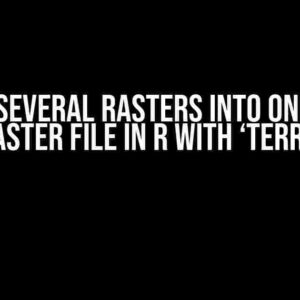 Merge Several Rasters into One Large Raster File in R with ‘terra’